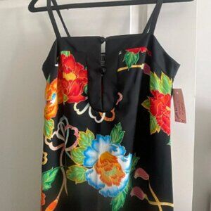 70s Hawaii Floral Maxi Dress